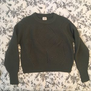 Cropped sweater